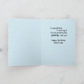 Jongen 2e verjaardag, Peek-a-Boo Kitten Kaart (Binnen)