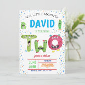 Jongen 2e verjaardag van de Tweede verjaardag van  Kaart (Staand voorkant)