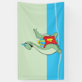 Jongen, 4e verjaardag dinosaurus spandoek (Verticaal)