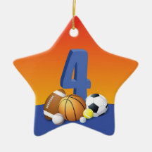 Jongen 4e verjaardag Sportbannen