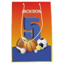 Jongen 5th Birthday Sports Balls