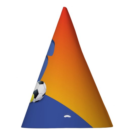 Jongen 6th Birthday Sports Balls Feesthoedjes (Rechts)