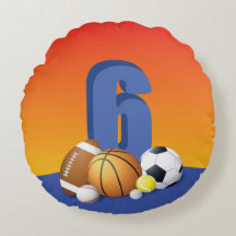 Jongen 6th Birthday Sports Balls