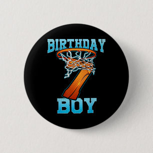 Jongen 7 jaar oude geschenken 8e verjaardag Bysket Ronde Button 5,7 Cm