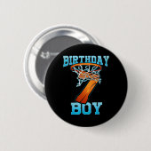 Jongen 7 jaar oude geschenken 8e verjaardag Bysket Ronde Button 5,7 Cm (Voorkant /achterkant)