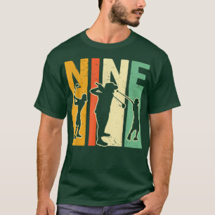 Jongen 9e verjaardag Golfing 9 jaar oude Jongen Go T-shirt