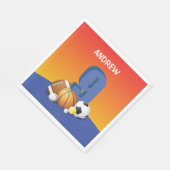 Jongen 9e verjaardag Sportbannalen Servet (Hoek)