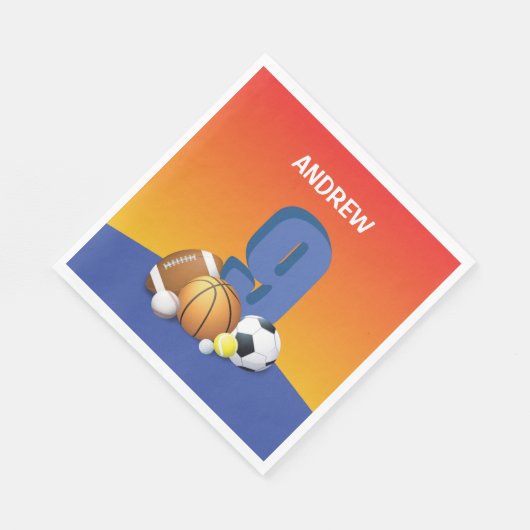 Jongen 9e verjaardag Sportbannalen Servet (Hoek)