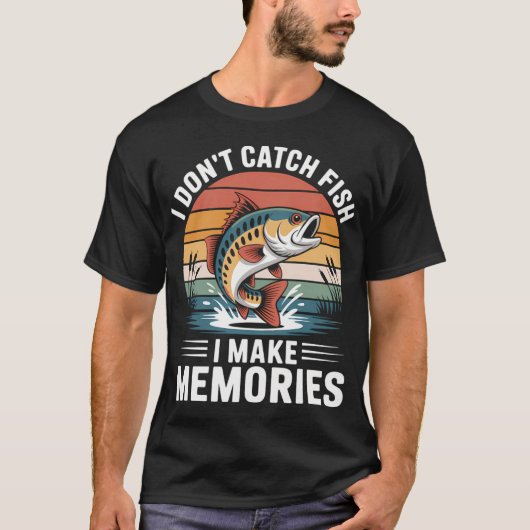 Jongen aan het vissen t-shirt (Voorkant)