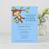 Jongen, aap, baby-schoeisel, BLUE MM2 Kaart (Staand voorkant)