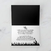 Jongen Afstuderen een vlammende honkbalknuppel Kaart (Binnen)