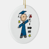 Jongen Afstuderen Keramisch Ornament (Rechts)