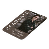 Jongen Afstuderen Klasse van 2022 Foto Magneet (Linkerzijde)