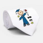 Jongen Afstuderen Stropdas (Opgerold)