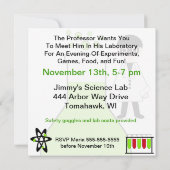 Jongen allemaal over de uitnodiging van de Birthda (Achterkant)