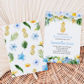 Jongen Ananas Baby Shower Kaart