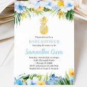 Jongen Ananas Baby Shower Kaart