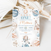 Jongen Astronaut eerste reis rond de verjaardag va Kaart