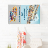 Jongen Auto Racing Thema 5e Verjaardag Party Banne Spandoek (Insitu)