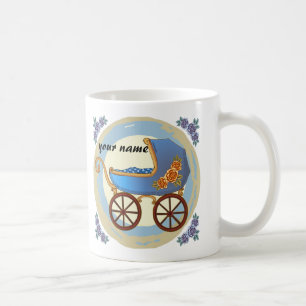 Jongen Baby Buggy Koffiemok