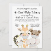 Jongen Baby Dieren Masker Covid Drive Door Baby sh Kaart (Voorkant)