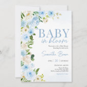Jongen Baby in Bloom Baby shower Kaart (Voorkant)