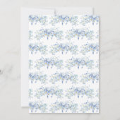 Jongen Baby in Bloom Baby shower Kaart (Achterkant)