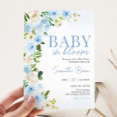 Jongen Baby in Bloom Baby shower Kaart
