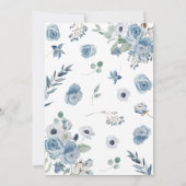 Jongen Baby in Bloom Baby shower Kaart (Achterkant)