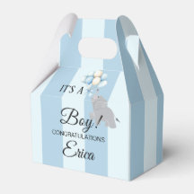 Jongen baby shower 10cm b x 6cm d x 13cm h