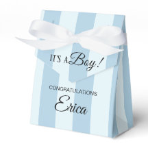 Jongen Baby Shower 3"b x 1.5"l x 3.25"h