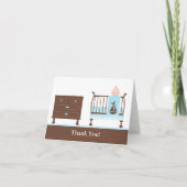 Jongen Baby shower bedankt (Voorkant)