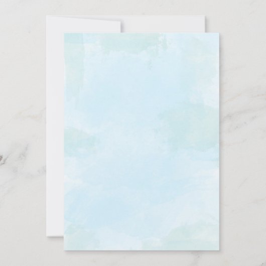 Jongen Baby shower Bedankt voor je opmerking met g (Achterkant)