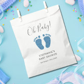 Jongen Baby shower Bedankzakje