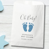 Jongen Baby shower Bedankzakje