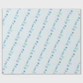 Jongen Baby shower Cadeaupapier (Vlak)