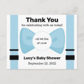 Jongen! baby shower EOS lippenbalm Informatiekaartje (Voorkant)