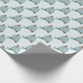 Jongen Baby shower Fiat 500 Cadeaupapier (Hoek)