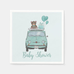 Jongen Baby shower Fiat 500 Servet