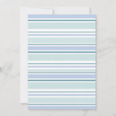 Jongen Baby shower gedicht Bedankkaart (Achterkant)