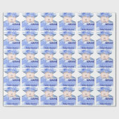 Jongen Baby shower Gift Wrapping paper Cadeaupapier (Vlak)