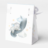 Jongen Baby shower gunsten (slapen olifant) dromer Bedankdoosjes (Achterkant)