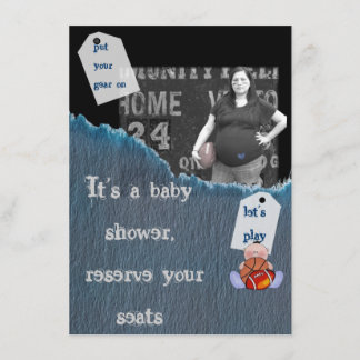 Jongen-baby shower kaart