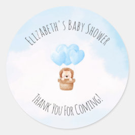 Jongen! Baby shower Klassieke Sticker