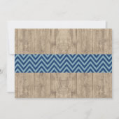 Jongen Baby Shower Krijt Rustieke Geweih Hert Uitn Kaart (Achterkant)