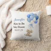 Jongen Baby shower Moeder om Sierkussen te zijn (Deken)