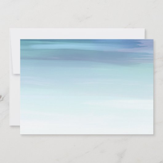 Jongen Baby shower per post Kaart (Achterkant)