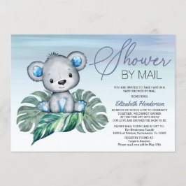 Jongen Baby shower per post Kaart