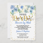 Jongen Baby shower per post Pandemische Woodlanddi Kaart (Voorkant)