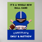 Jongen Baby shower Poster (Voorkant)